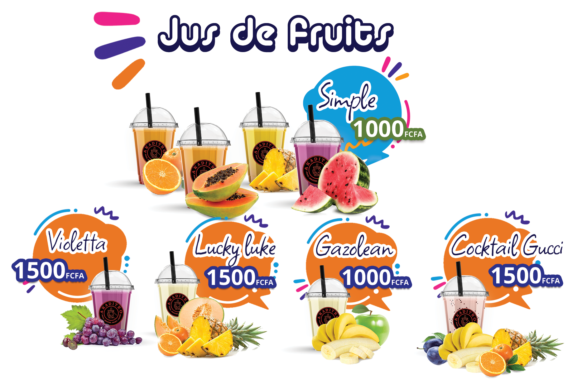 Jus de fruits
